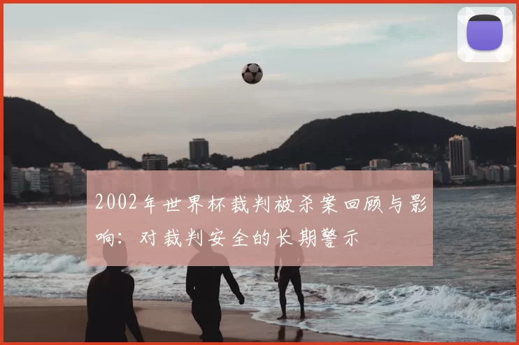 2002年世界杯裁判被杀案回顾与影响：对裁判安全的长期警示